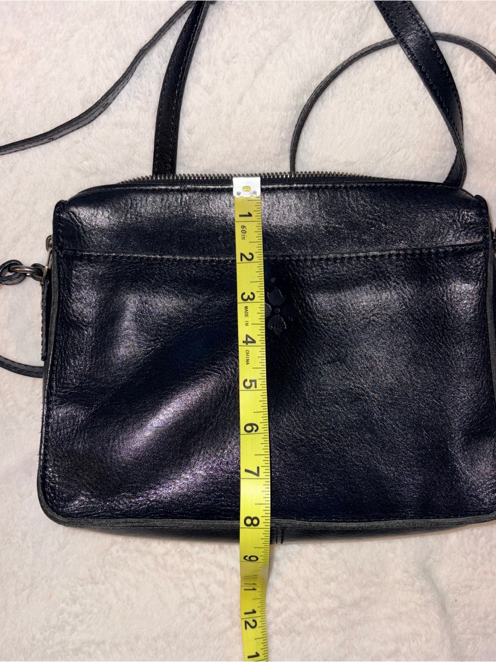Patricia Nash Black Leather Crossbody Bag - Picture 8 of 10